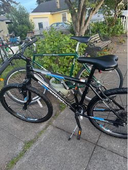 Couples mountain bikes