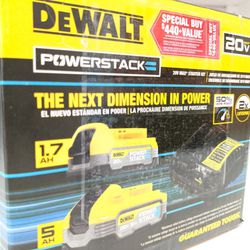 20V Max DeWalt POWERSTACK 2 Pack Starter Kit 