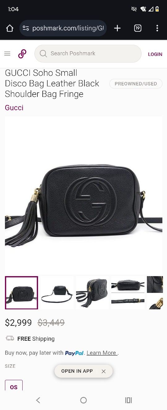 Gucci Soho Disco Bag