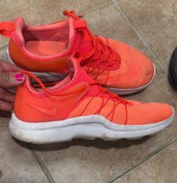 Bright Orange Nike Running Shoes $15