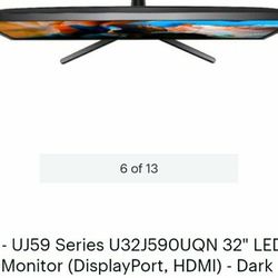 Samsung U32J590UQ Monitor 4K UHD