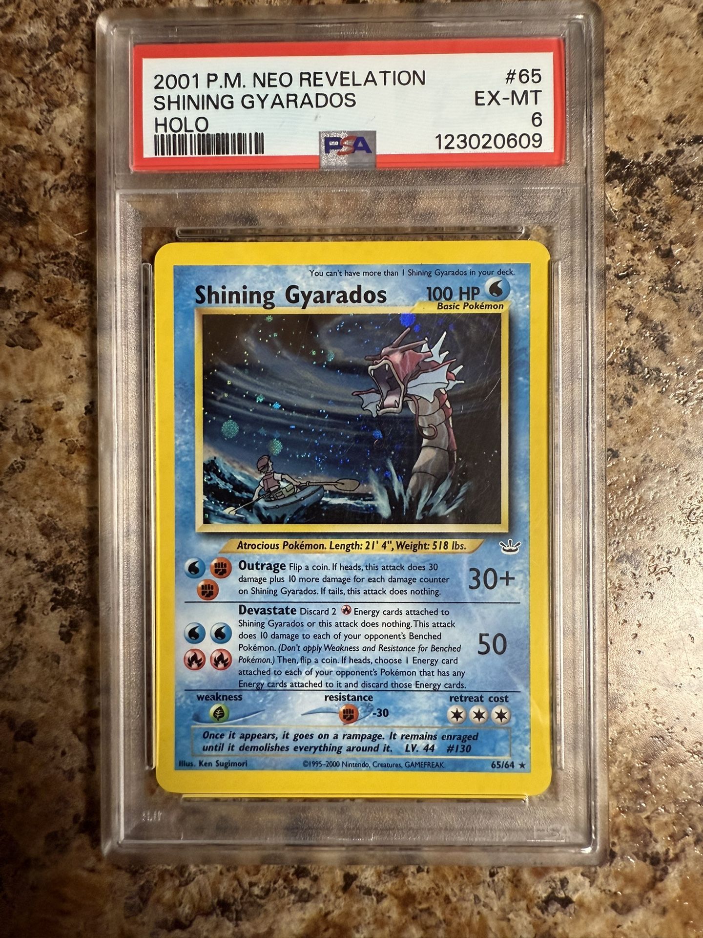Shining Gyarados PSA 6