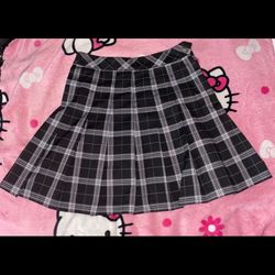 Cute Plaid Mini Skirt