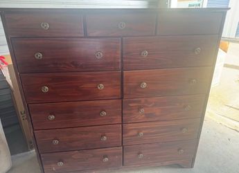 Solid Wood Dresser – $50