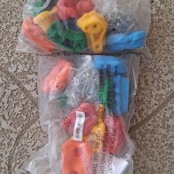 20 Piece Rock Wall Climbing Blocks W/Hardware