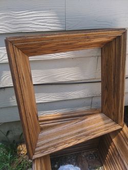 Wood frame pure oak