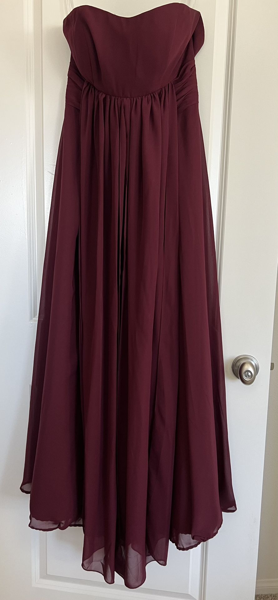 Burgundy Prom Dress