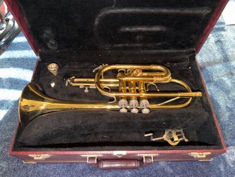 Cornet with Hard Case and Mouthpiece