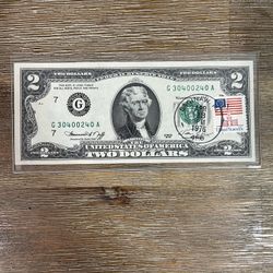 $2 Old Bill / Note Stamped Isssue Series 1976