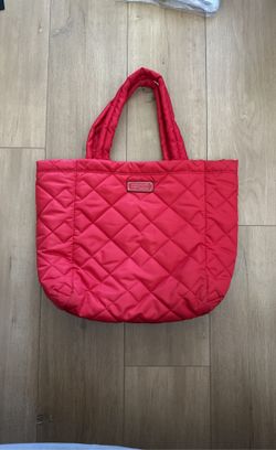 Marc By Marc Jacobs Red Quilted Tote Bag
