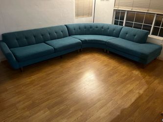 Teal Sofa