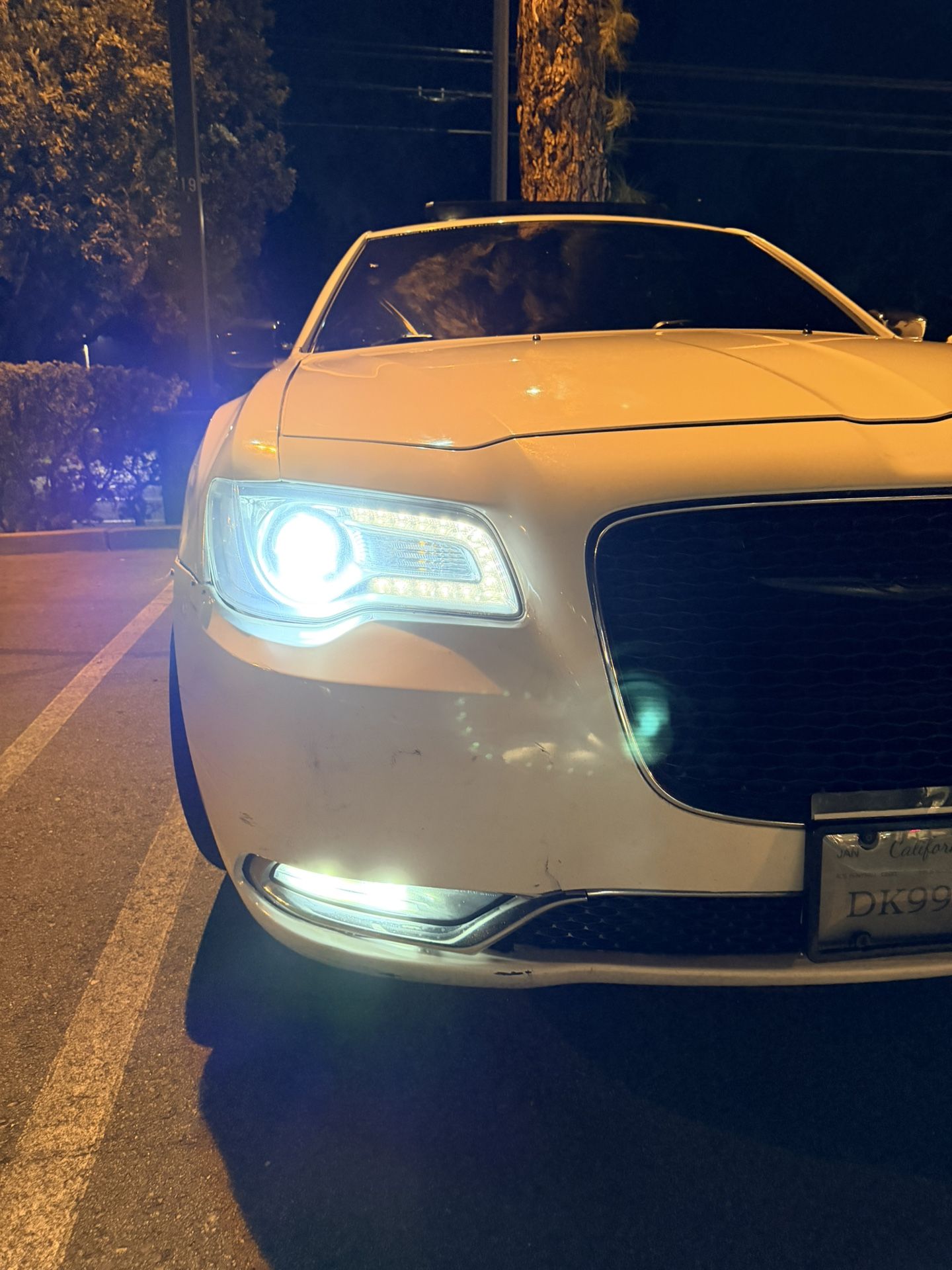 6000k Glacier White LED Headlight And 3000k Jdm Yellow LEDs Fog Lights