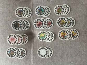 Vintage Viewmaster LoT Of 32, Shrek, Cars, Stanley, Strawberry Shortcake, Toy Story Etc