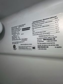 Frigidaire fridge