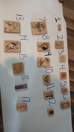 Ink Wood Stamps