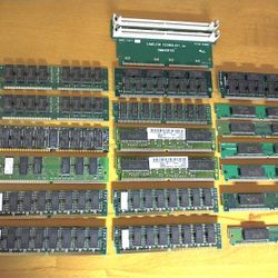 

Computer memory,  SIMM and DIMM  