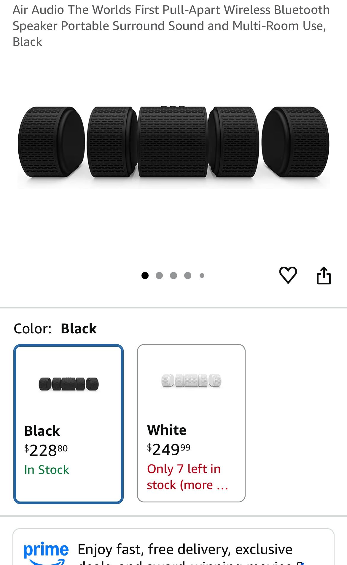 Air 5 Piece Surround Sound Bluetooth Speaker.