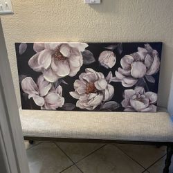 Magnolia Floral Painting 