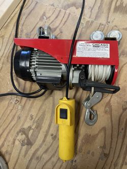 Electric Hoist 3/4 Hp 4200 Lb
