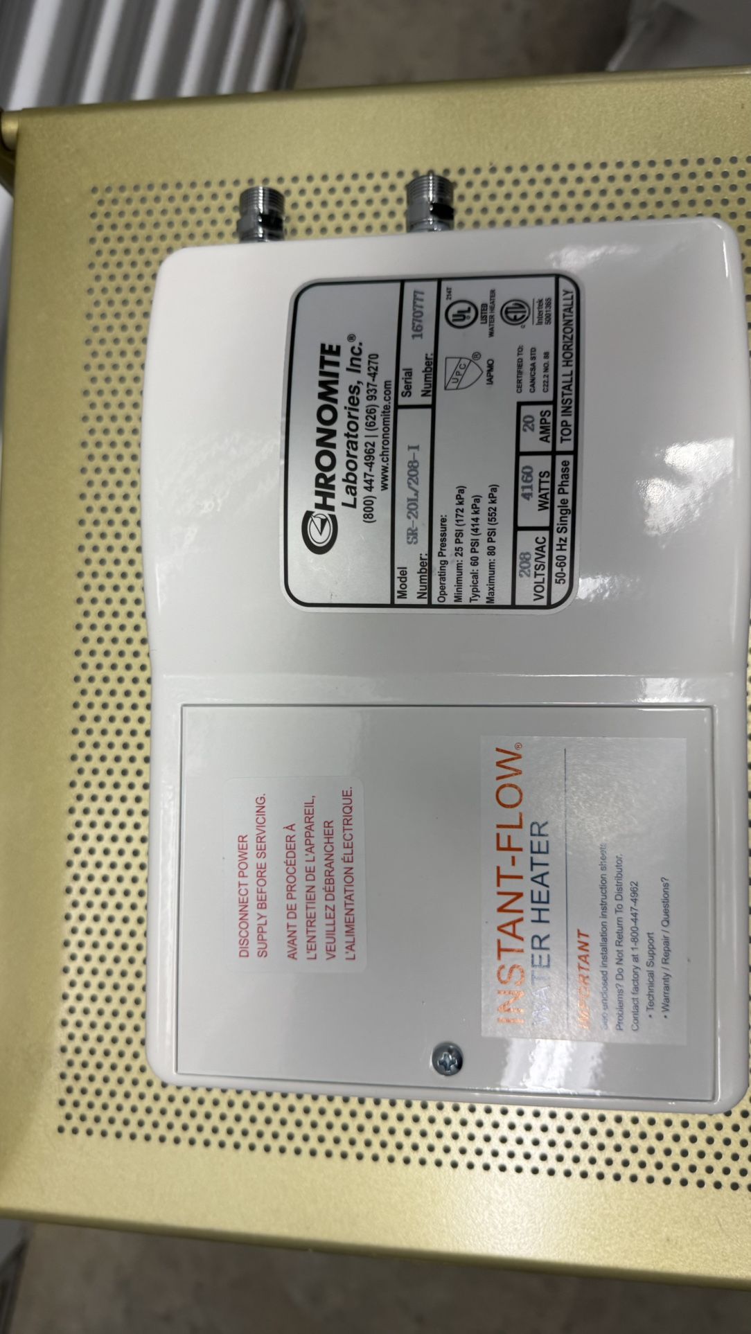 Under Sink Water Heater