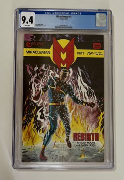 Miracleman #1 CGC 9.4 Eclipse Comics 1985