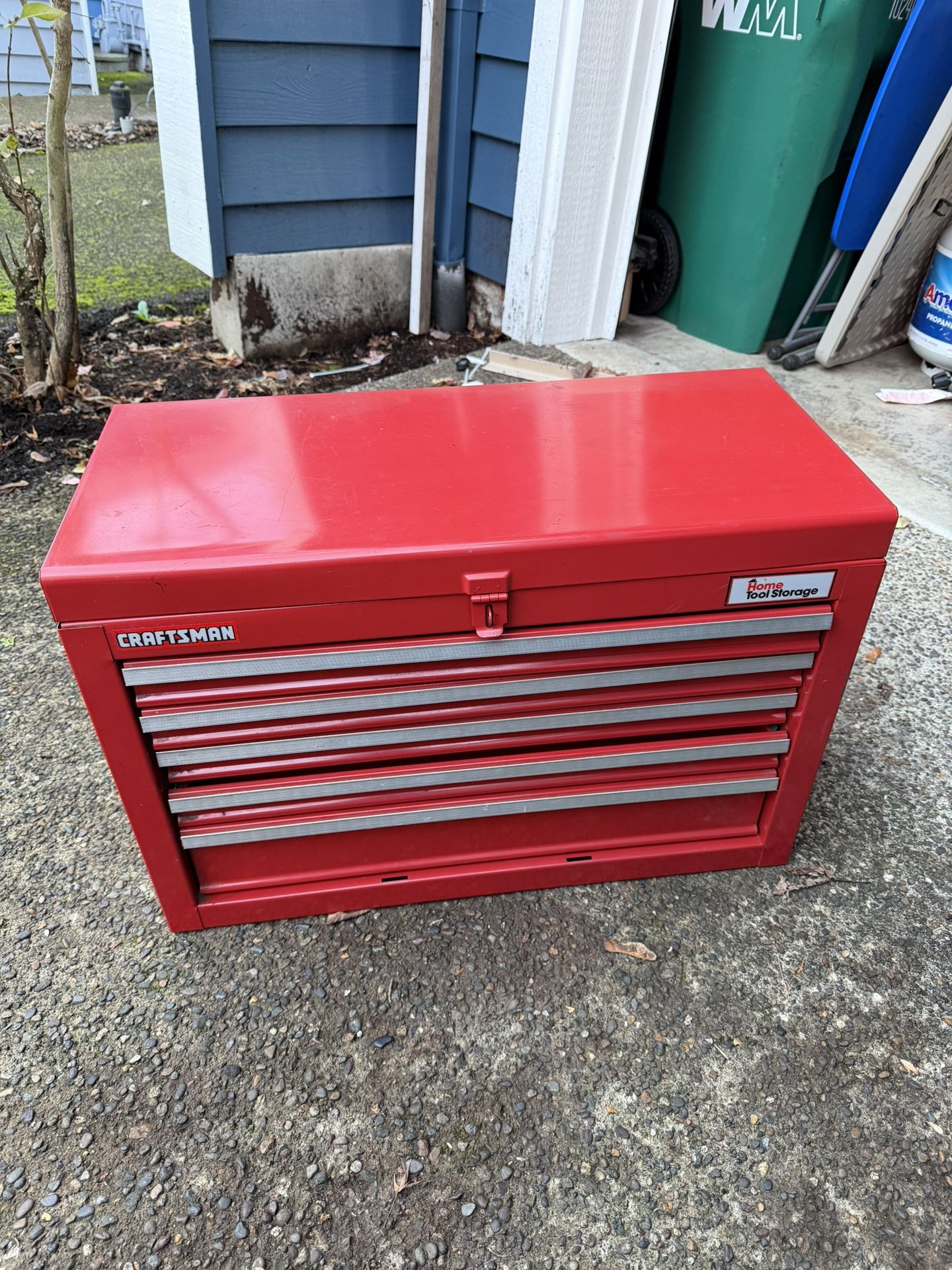 Vintage Craftsman 5 Drawer Tool Box Chest