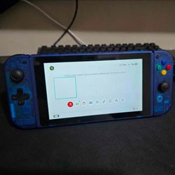 Nintendo Switch - Clear Blue