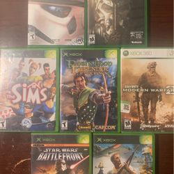 Xbox, Xbox 360 And Xbox One Games 