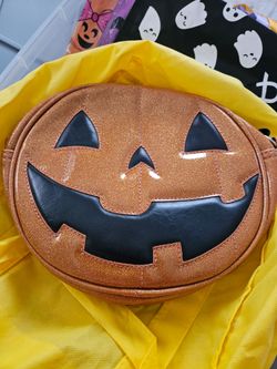 Pumpkin bag love pain and stiches