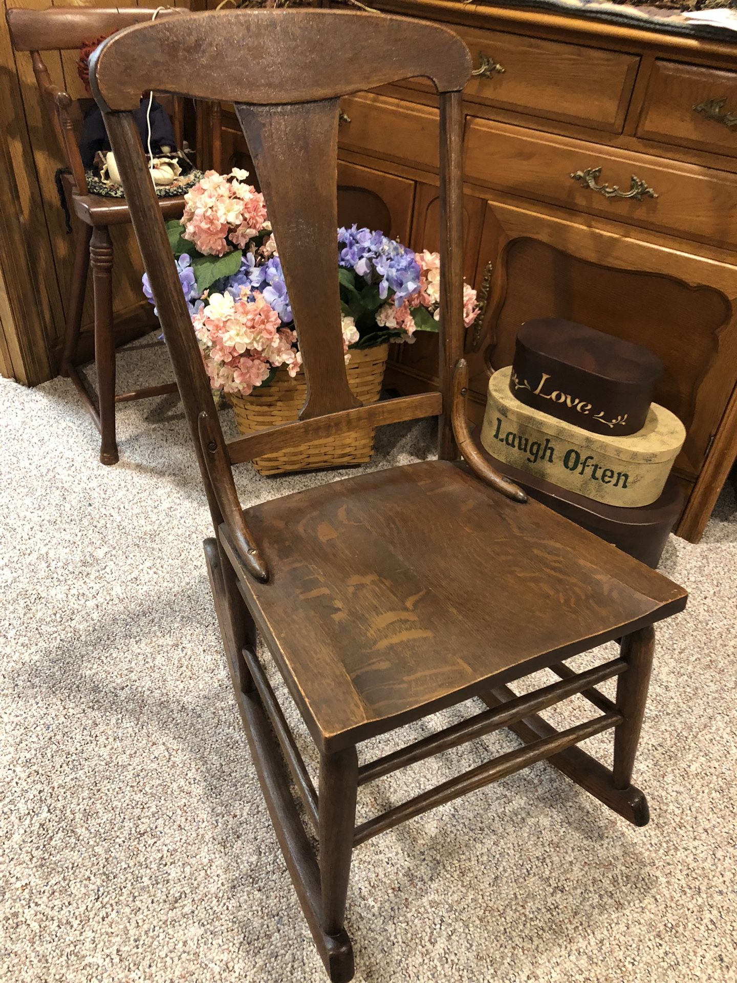Antique Oak Rocker