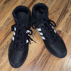 Man Wrestling Adidas Shoes Like New
