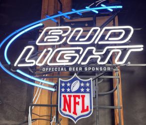 Bud Light Light Up Bar Sign