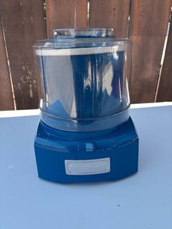 Cuisinart Blue Ice Cream / Frozen Dessert Maker