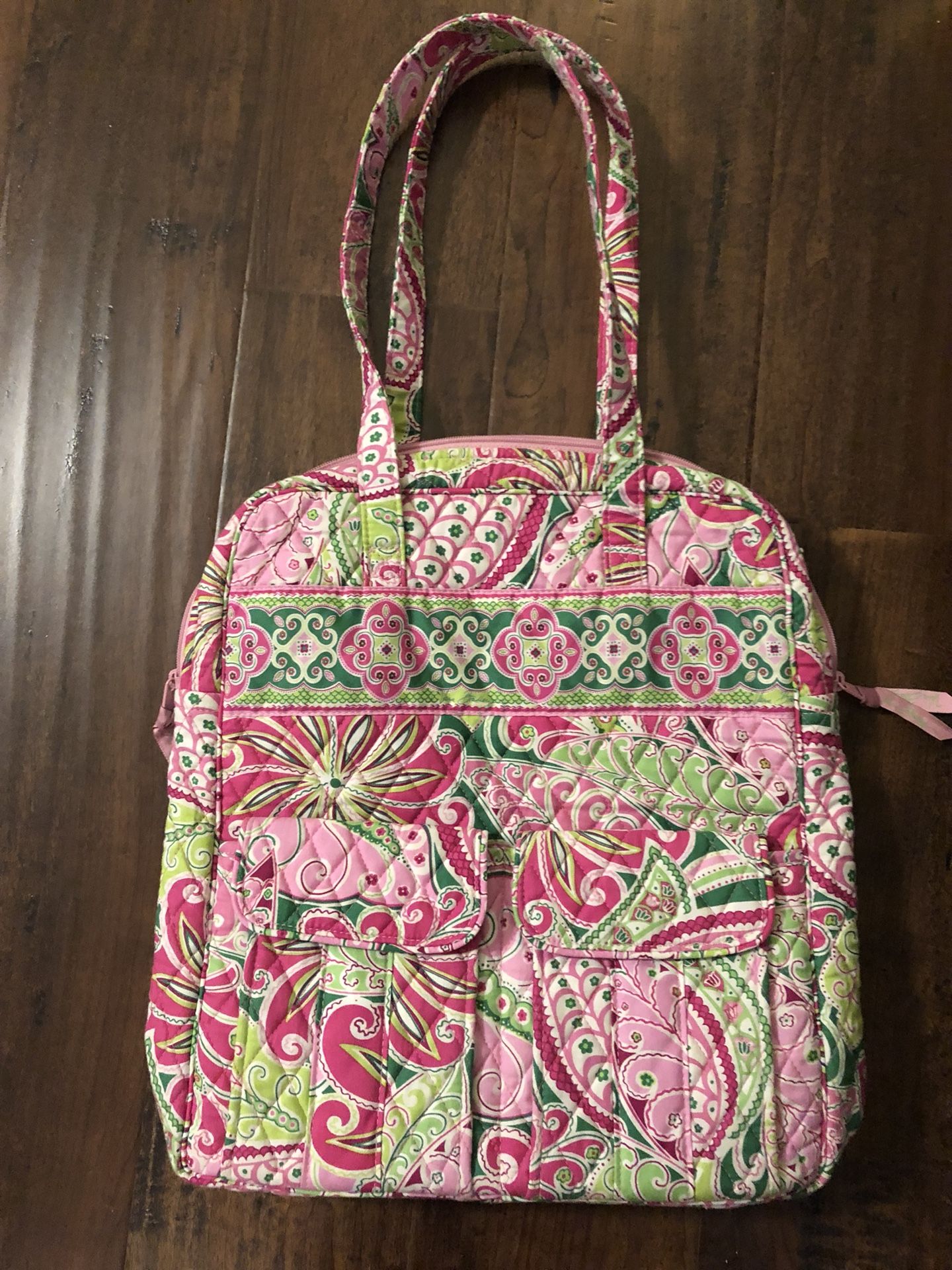Vera Bradley tall zip tote