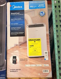 Midea 8,000 BTU Smart Cool Portable Air Conditioner Brand New in Box