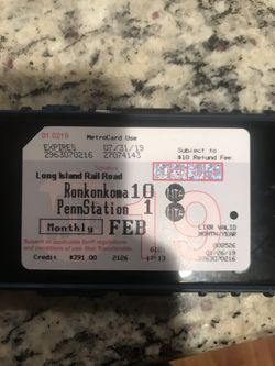 LIRR pass February 2019