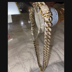 Gld cuban sale link bracelet