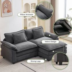 Comfy Cloud Couch Sectional 