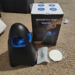 Fly Traps for Indoors, Bug Zapper Indoor, Home Gnat Traps House, 5 Sticky Glue Boards, Effective gnat Traps for House Indoor (Black)