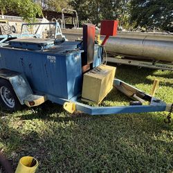 200 Gal Double Burner Tar Roofing Kettle-Chapapotera