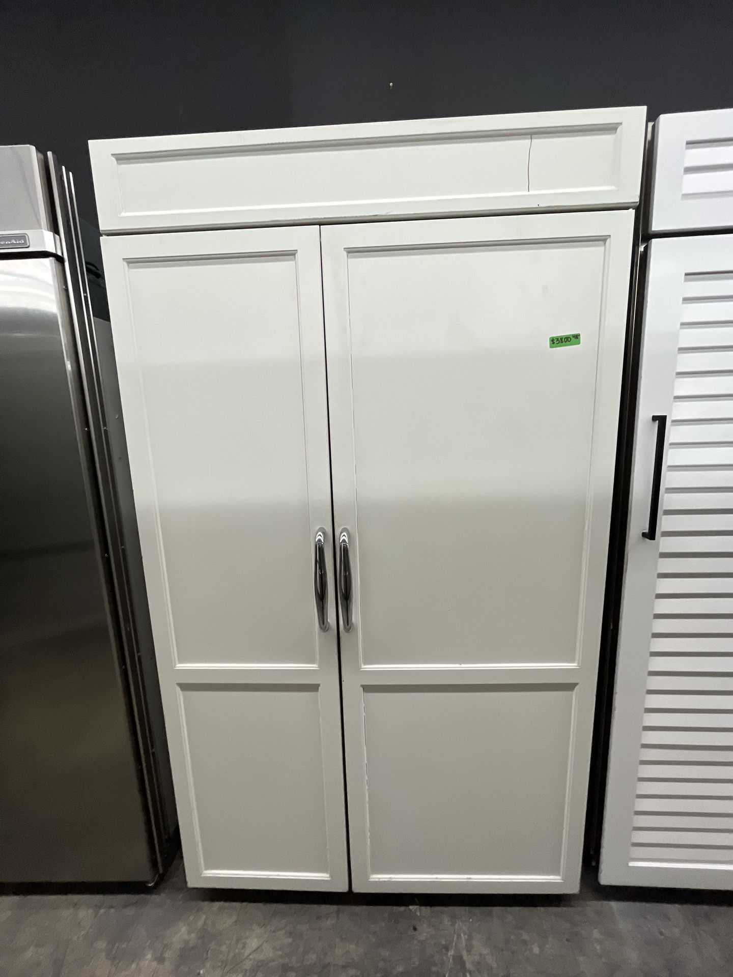 Built In Kitchen Aid Panel Ready 48” Wide Refrigerator 