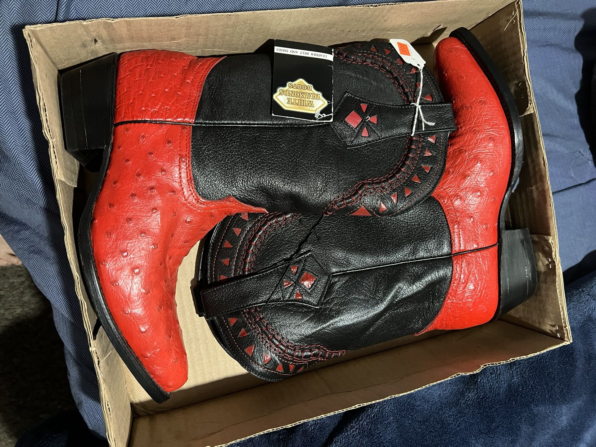 Ostrich Boots Men’s Size 9