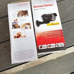 In-outdoors Dummy Camera  Comes With Mounting Bracket 