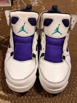 Air Jordan 8 Retro Grape High-Top Sneakers