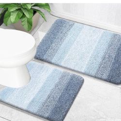 Set De Baño Absorbente./ Absorbent Bathroom Floor Mats