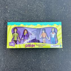 1998 Vintage Scooby Doo Bendable Figure Gift Set Equity Toy Cartoon Network - No Scooby Doo*