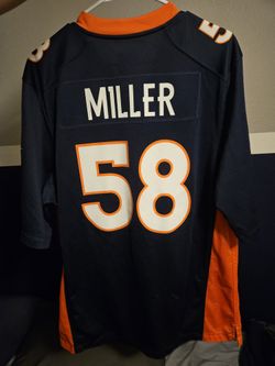 Broncos 50th Superbowl Miller #58 Jersery 