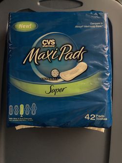 1 Package Of CVS Maxi Pads