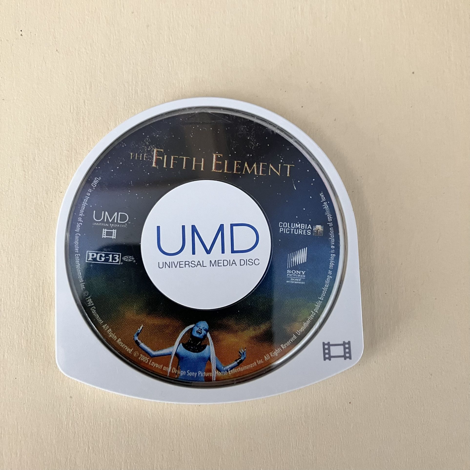 Sony PSP UMD Disk - The Fifth Element, Tested, Works