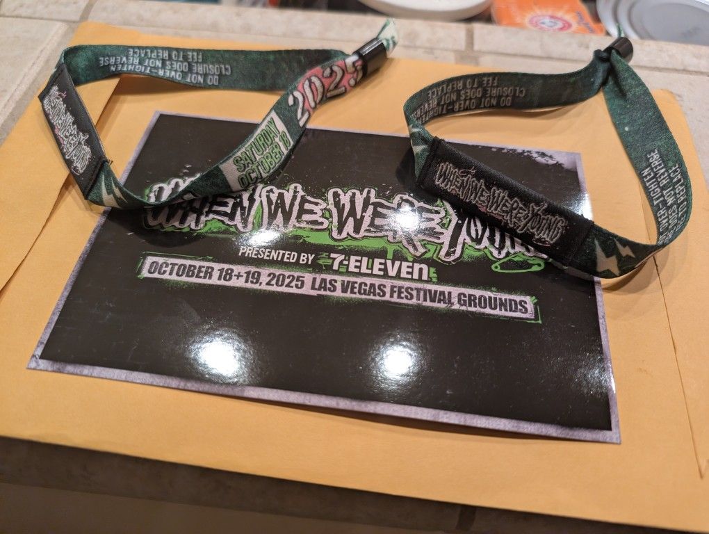 When We Were Young 2025 Ticket